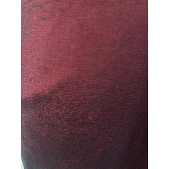 Cache Cranberry Metallic Sheen 9" Slit Evening Day Pencil Skirt Stretch $118 NWT - Picture 5 of 9